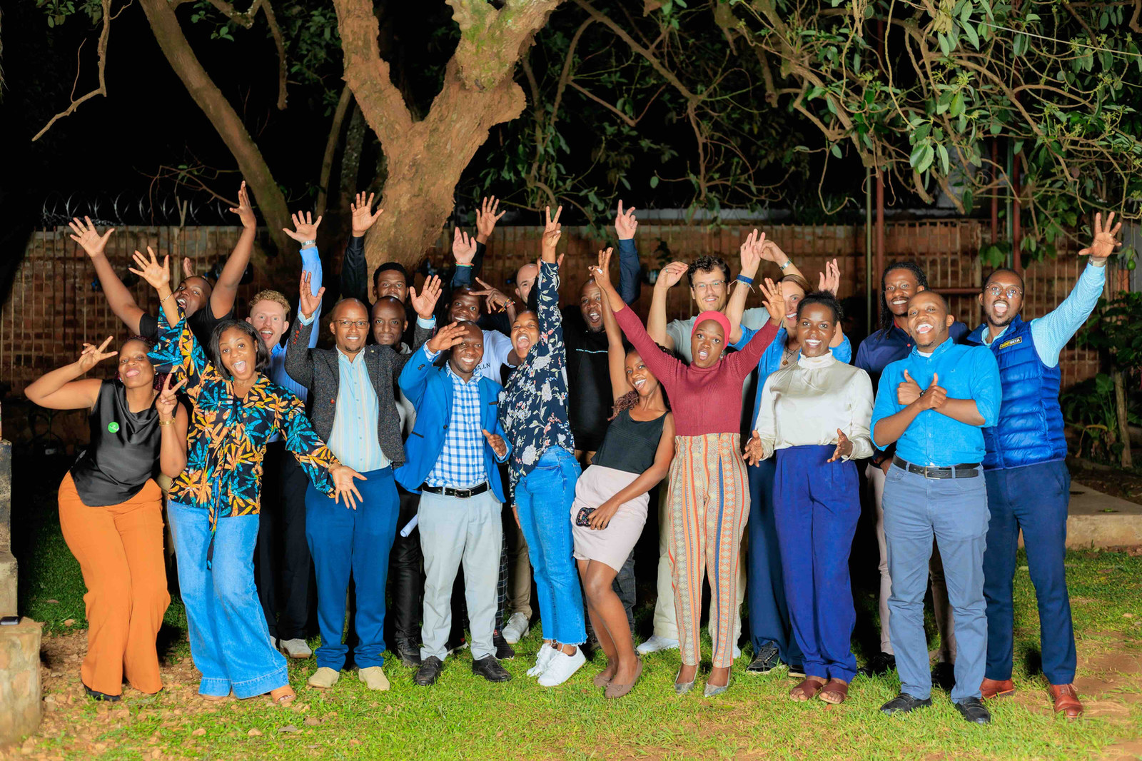 The RAIN team and portfolio founders celebrating together